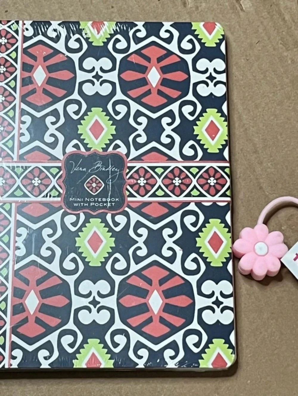 Vera Bradley Journal w/free straw topper